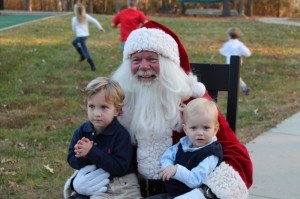 boys with Santa