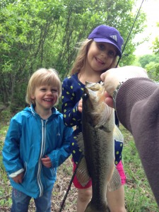 Oschalager girl with fish