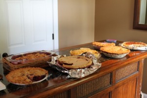 Pie baking contest