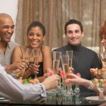 young couples dining